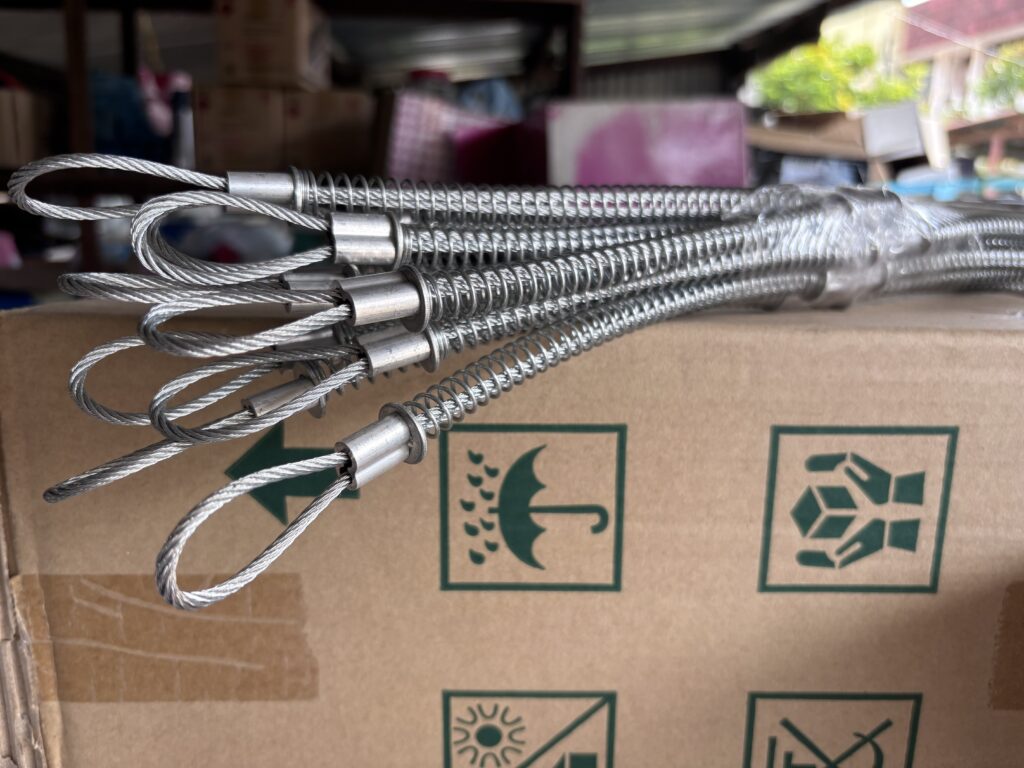 Whip check safety device for industrial hose and pneumatic line protection